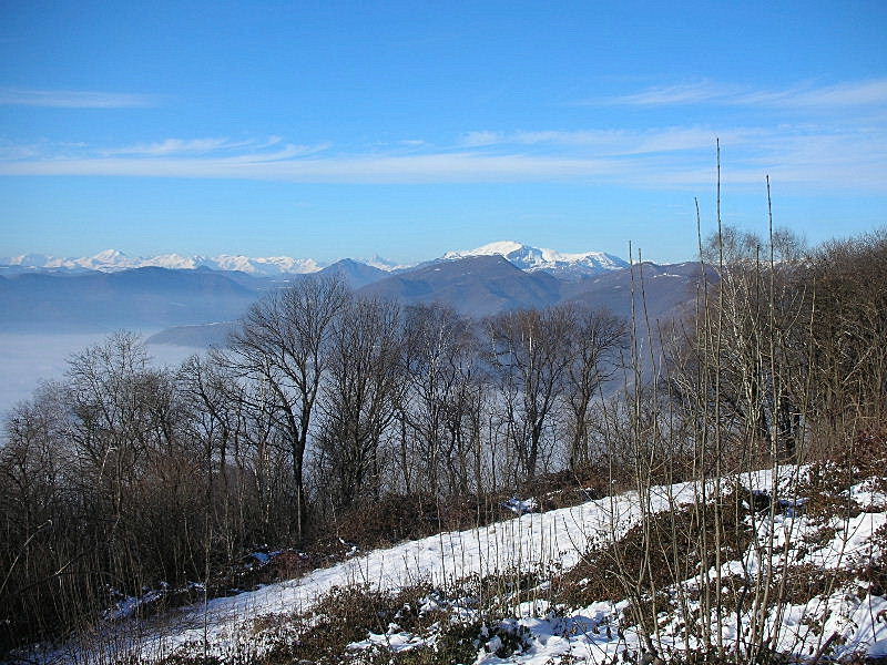 Paesaggi invernali dal Monte Maddalena (BS)